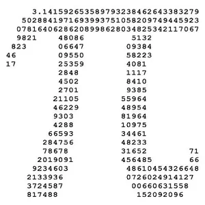 What is the value of PI?