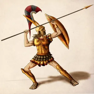 According to the greek stories, what was the main weak-spot of the greek hero Achilles? (one word)
