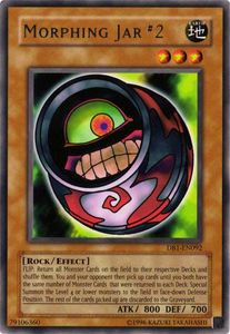 Your opponent controls Number 39: Utopia, Red Gadget and Number 50: Black Corn when he attacks into your facedown Morphing Jar #2. Which of the following is correct?