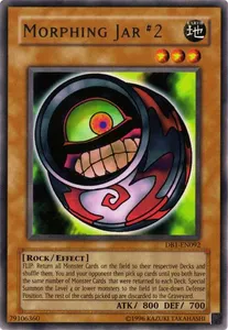 Your opponent controls Number 39: Utopia, Red Gadget and Number 50: Black Corn when he attacks into your facedown Morphing Jar #2. Which of the following is correct?