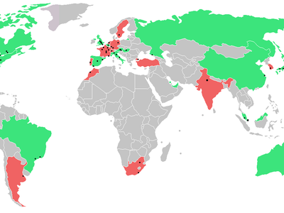 Which circuit has hosted the most Grands Prix in F1 history?