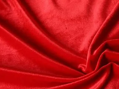 Velvet is the colour red