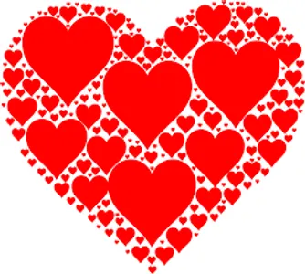 Je t'aime dans mon coeur