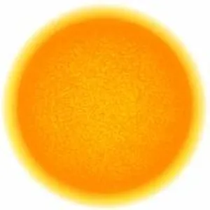 The sun is very gaseous.