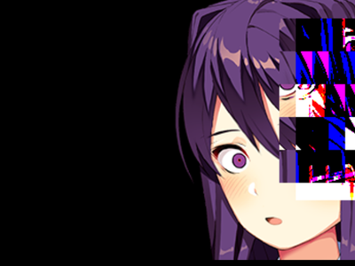 What does Monika make... *Insert glitches here*   Oh great.. I forgot Monika deleted her so she doesn't exist...  Look at the picture to see who i'm talking about.  What does Monika make her do?