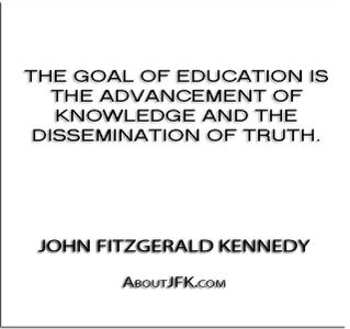 Which of these is not considered an education goal?