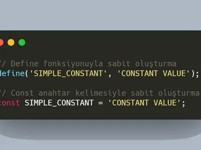 How do you define a constant in PHP?