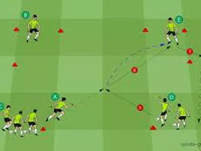 What is a common drill for enhancing team passing and communication?