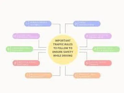Which of these is the best practice when driving in a city safely?