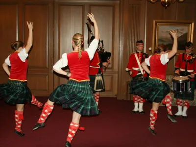What is the name of the traditional dance of Scotland?