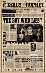 Who wrote unflattering articles in the Daily Prophet about Harry and his friends?