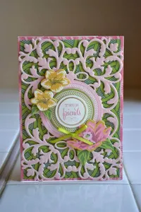 What is the purpose of a die-cut design on a package?