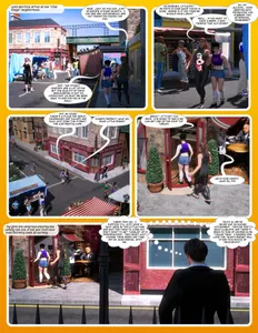 Which comic strip revolves around the life of a young girl and her friends in a fictional neighborhood?