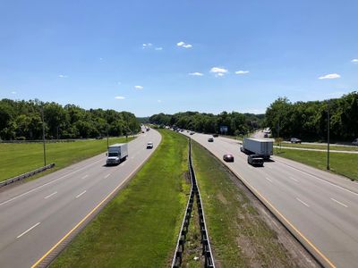 What is the safest following distance for a truck?