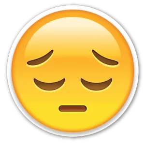 you hear something sad, what do you do?
