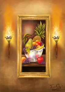 Which fruit do you tickle to enter the Hogwarts kitchens?