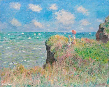 Which art movement did Monet's technique of capturing the changing light and atmosphere influence?