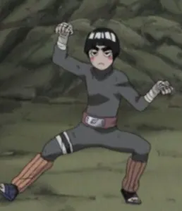 Did Rock Lee win his battle in the chunin exams?