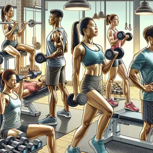 Which exercise primarily works the shoulders?