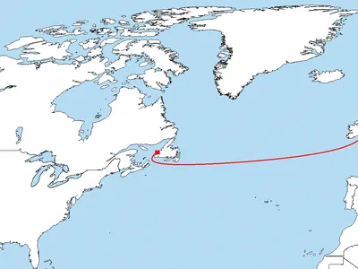 What is the shortest flight route?