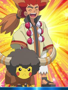 In the pic , pikachu is trying to imitate another pokemon. Who is the pokemon pikachu wants to imitate?