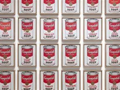 Which artist is known for his 'Campbell's Soup Cans' artwork?
