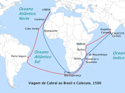Who was the Portuguese explorer that reached Brazil?