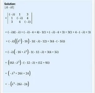 What is the characteristic polynomial of a 2x2 matrix?