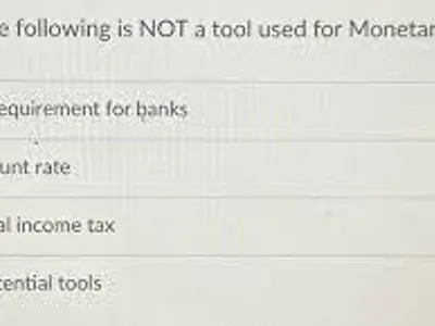 Which tool is NOT commonly used in monetary policy?