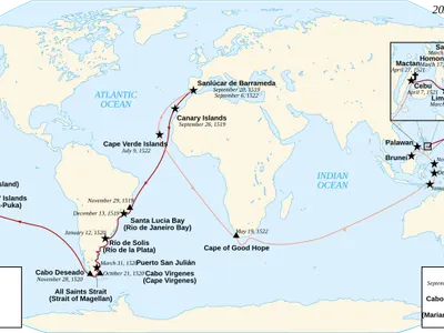 Which explorer is credited with the first circumnavigation of the globe?