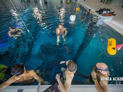 What is the recommended pool depth for Aqua Aerobics?