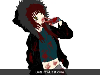 Who's this bloody mess   Creepypasta