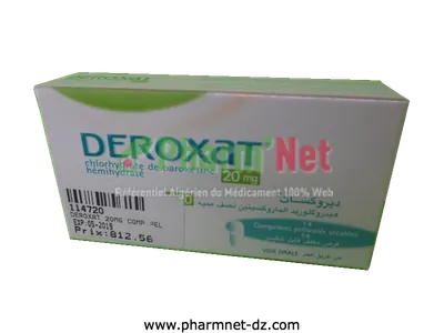 deroxat (paroxetine ) est un ;