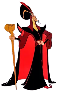 What is Jafar's staff called?