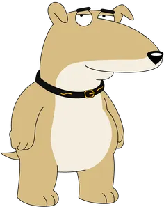 This dog, for two episodes replaced Brian. What is his name?
