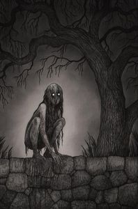 A monster is chasing the three of you,you guys have a knife a gun and a nailed bat what do you do?