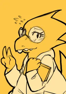 When do you see Alphys?