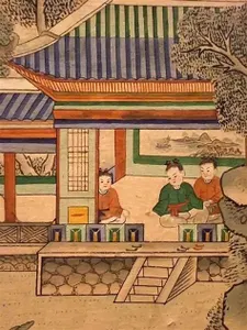 Which webtoon features a girl who time travels back to the Joseon era?