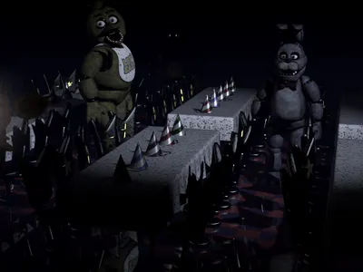 What happens when an animatronic finds you in FNaF?