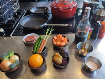 What is the best way to showcase multiple dishes in one photo?
