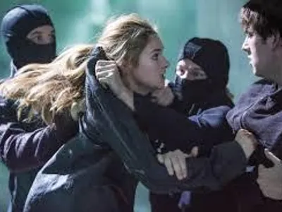 When the results for stage 2 are shown, Tris is ranked top. She becomes worried that she is now "the next Edward". When she walks past the drinking fountain, she is then hurled to a location. Where?