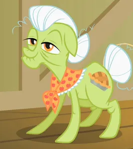 Who plays Granny Smith on Mlp along with one of the main ponies?