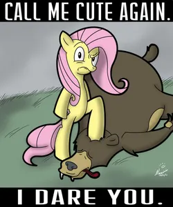 Is Fluttershy cute in this picture?