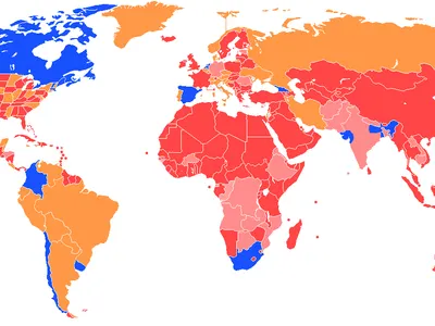 What is the legal status of marijuana in most countries?