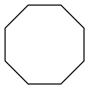 Which shape has 8 corners and sides?