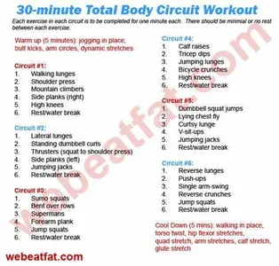 When is the best time to do a circuit training workout?