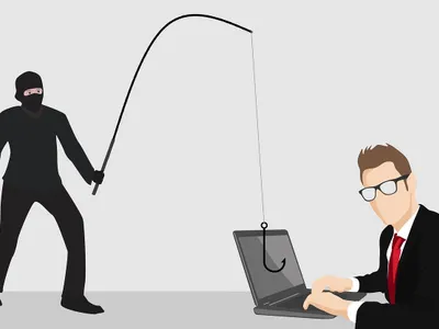 What does the term 'phishing' refer to in network security?