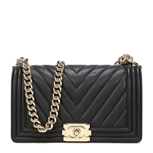 Which popular handbag brand is known for its signature 'quilted' design?
