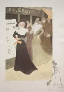 Which artist is credited with popularizing lithography as an art form in the 19th century?
