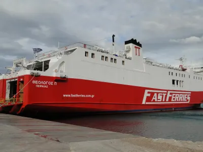 What is the average speed of a typical ferry?